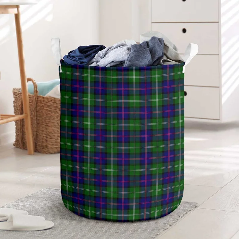 MacThomas Modern Tartan Laundry Basket