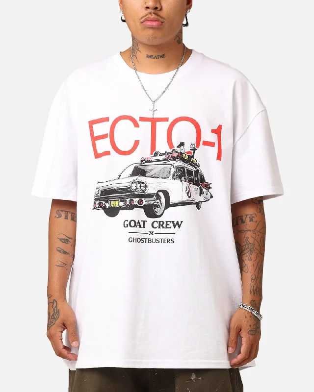 Goat Crew X Ghostbusters Ecto-1 Heavyweight T-Shirt White
