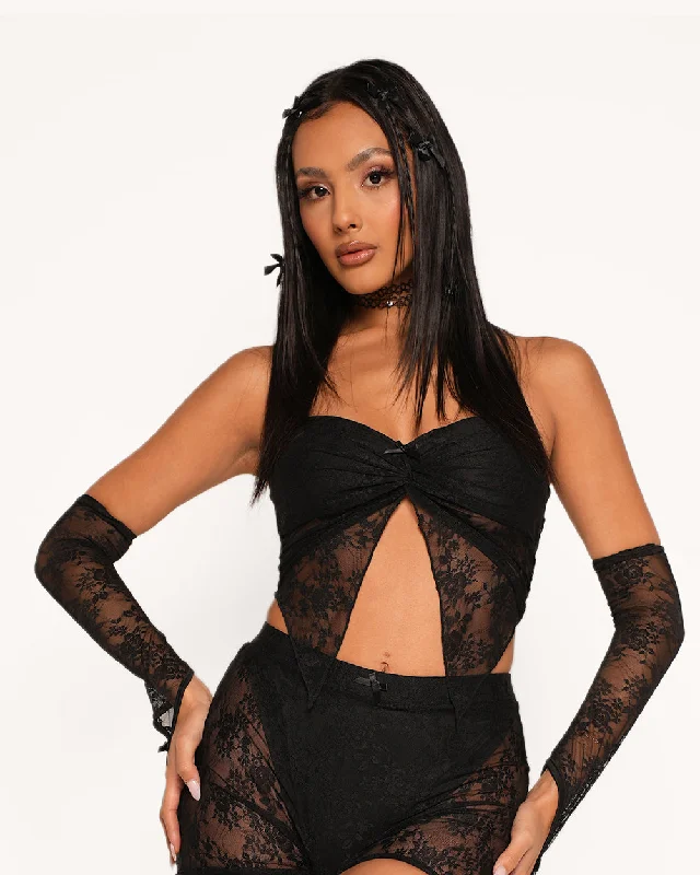 Backstage at the Yuma Lace Sleeve Top
