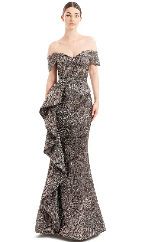 Minimalist party dressesAlexander by Daymor 1653 - Sweetheart Ruffle Draped Evening Gown Edgy party dresses
