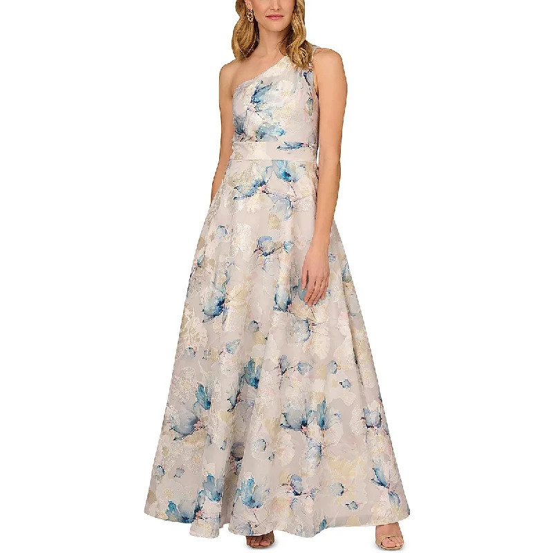 Wrap floral dressesAidan Mattox Womens Metallic Floral Print Evening Dress Wrap floral dresses Wrap floral dressesAidan Mattox Womens Metallic Floral Print Evening Dress Wrap floral dresses
