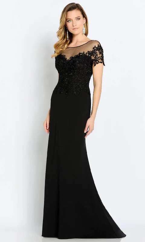 Best-selling unclassified dressesCameron Blake CB111 - Illusion Sleeve Evening Gown Best-selling unclassified dresses
