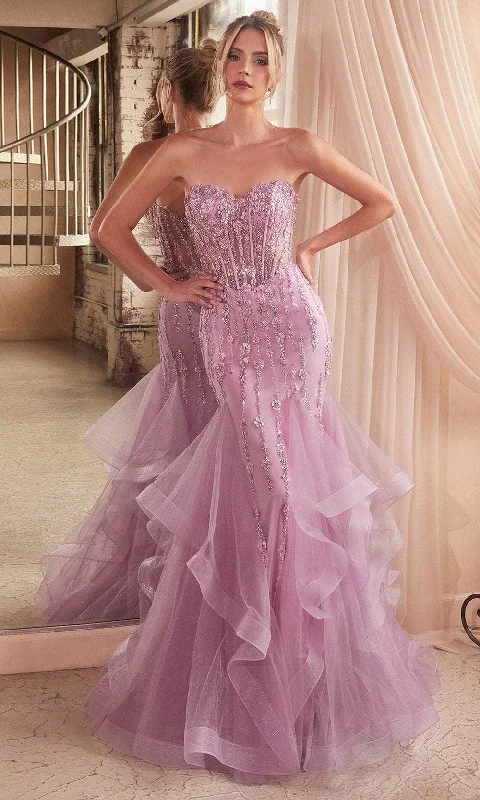 Flowy unclassified dressesCinderella Divine CD332 - Mermaid Silhouette with Sweetheart Neck Pageant Dress Flowy unclassified dresses
