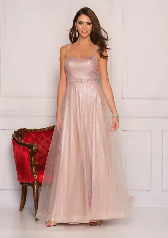 High-end unclassified dressesDave & Johnny 10576 Soft Pink A-Line Dress High-end unclassified dresses