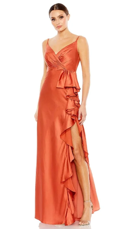Anniversary unclassified dressesMac Duggal 68551 - Ruffle Prom Dress Anniversary unclassified dresses