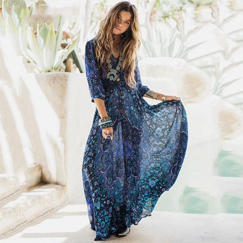 Polka dot unclassified dressesWomen Boho Chic Classic Bohemia Dresses Polka dot unclassified dresses
